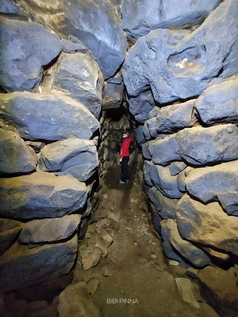 Der Nuraghe Genna 'e Corte oder Nuraghe Asulu von Laconi