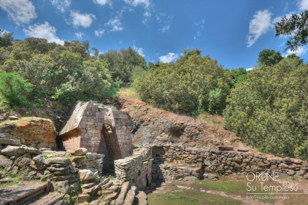 The sacred spring of Su Tempiesu in Orune