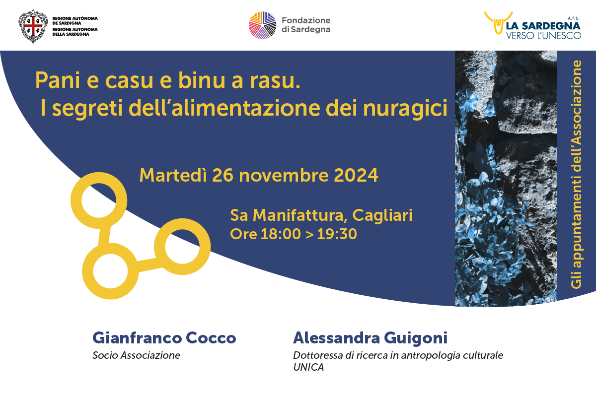 Pani e casu e binu a rasu. I segreti dell'alimentazione dei nuragici